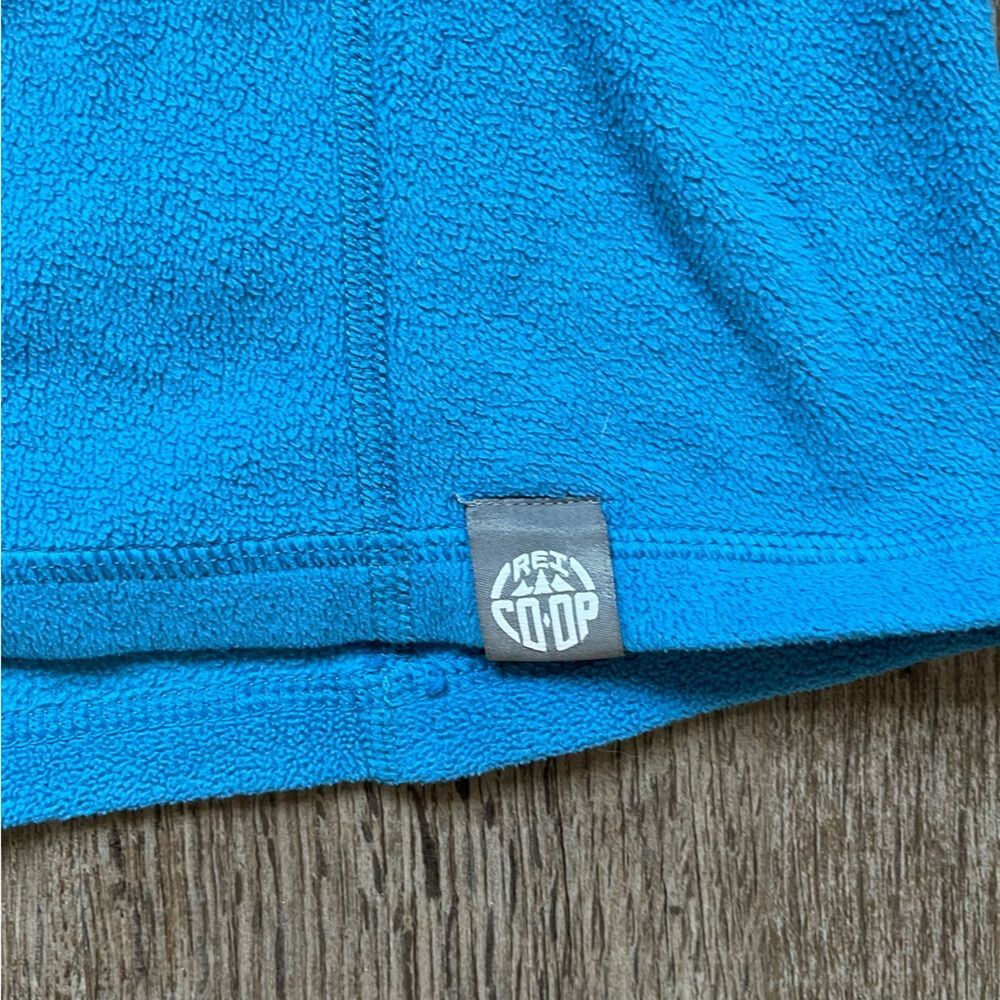 REI Co-Op Blue 1/4 Zip Lightweight Fleece Size S - Picture 2 of 6